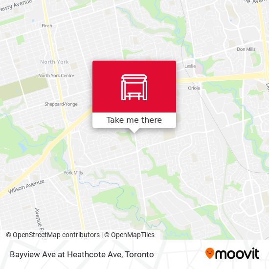 Bayview Ave at Heathcote Ave plan