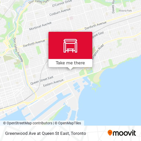 Greenwood Ave at Queen St East plan