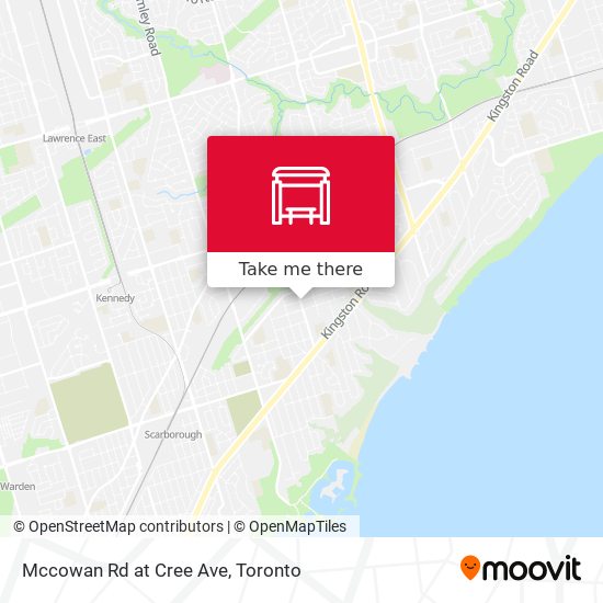 Mccowan Rd at Cree Ave plan