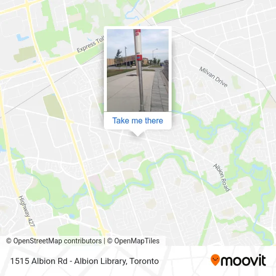 1515 Albion Rd - Albion Library map