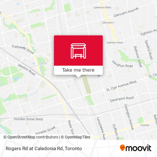 Rogers Rd at Caledonia Rd map