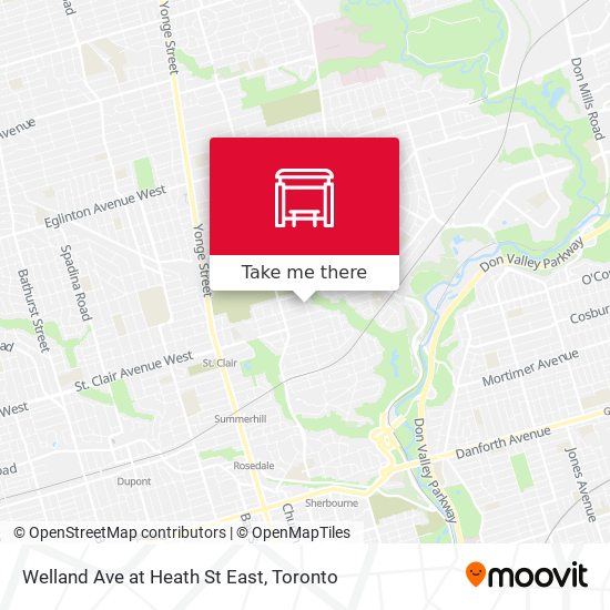 Welland Ave at Heath St East plan