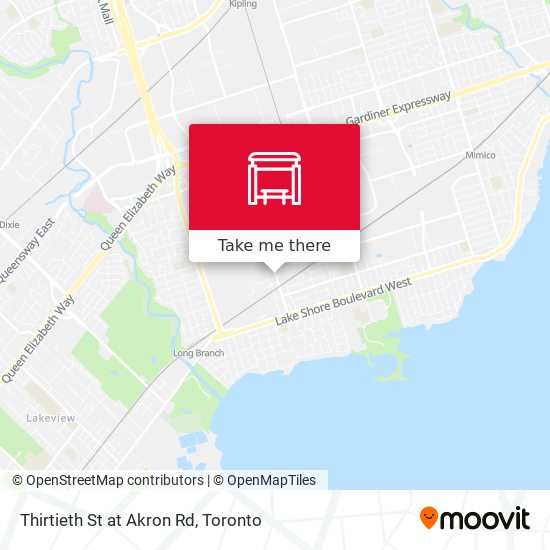 Thirtieth St at Akron Rd map