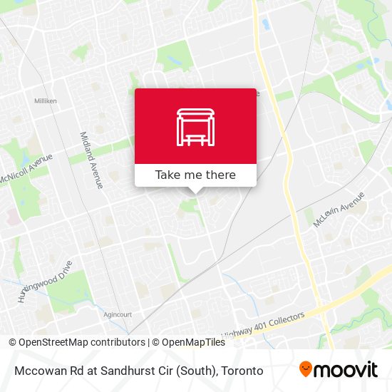 Mccowan Rd at Sandhurst Cir (South) plan