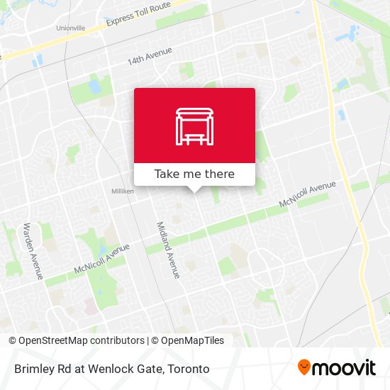 Brimley Rd at Wenlock Gate map