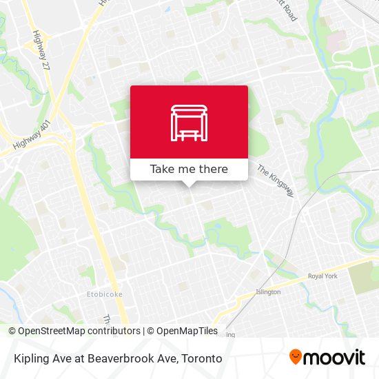 Kipling Ave at Beaverbrook Ave plan