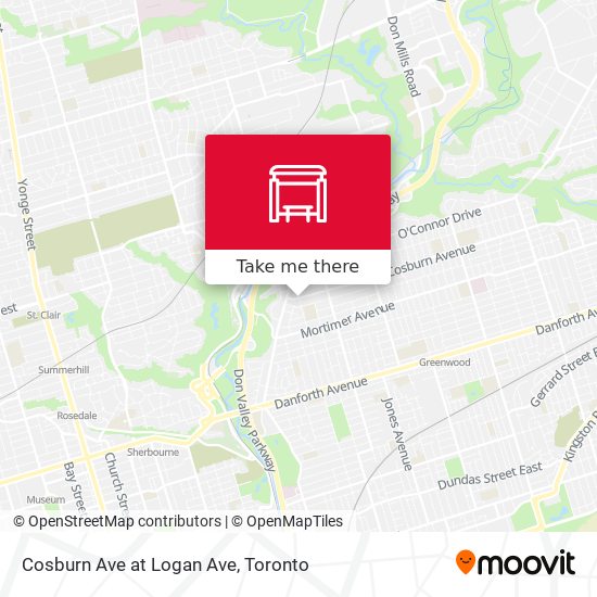 Cosburn Ave at Logan Ave plan