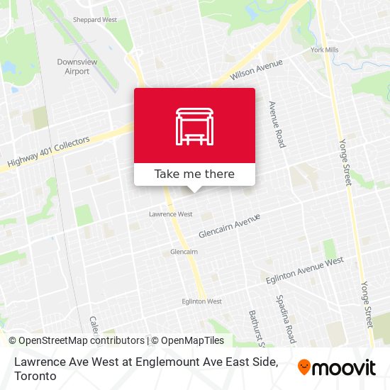 Lawrence Ave West at Englemount Ave East Side map