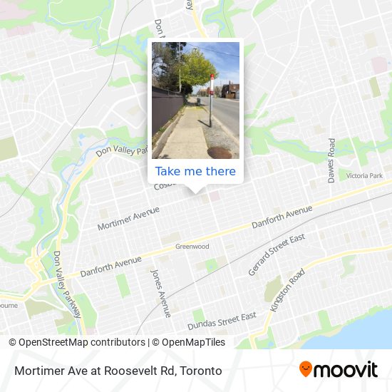 Mortimer Ave at Roosevelt Rd map