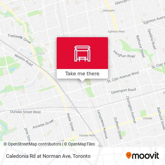 Caledonia Rd at Norman Ave map