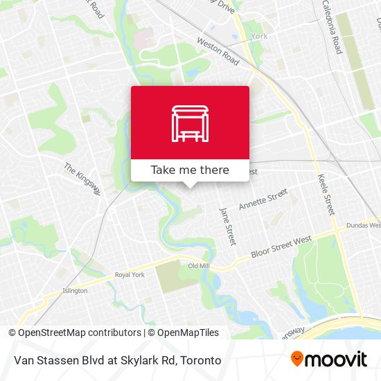 Van Stassen Blvd at Skylark Rd map