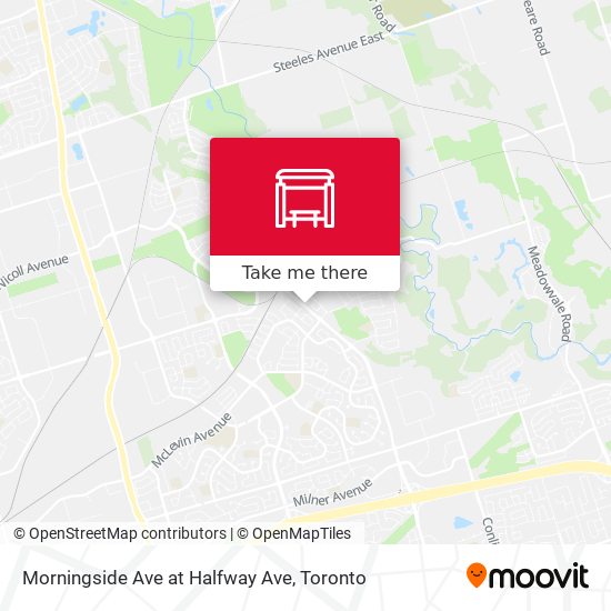 Morningside Ave at Halfway Ave map