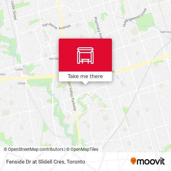 Fenside Dr at Slidell Cres map