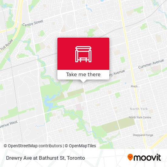 Drewry Ave at Bathurst St plan