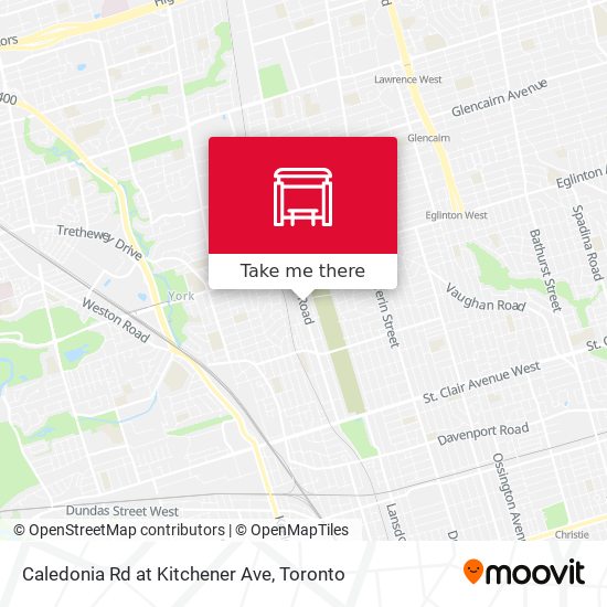 Caledonia Rd at Kitchener Ave map