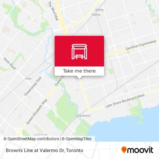 Brown's Line at Valermo Dr map