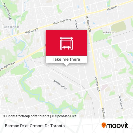 Barmac Dr at Ormont Dr map