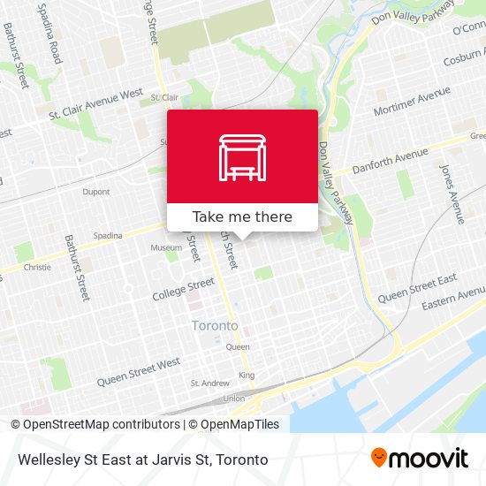 Wellesley St East at Jarvis St map