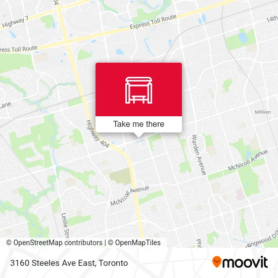 3160 Steeles Ave East map