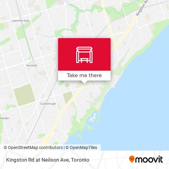 Kingston Rd at Neilson Ave map