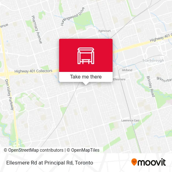 Ellesmere Rd at Principal Rd map