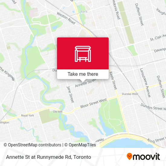Annette St at Runnymede Rd map