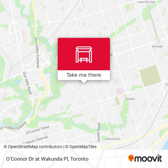 O'Connor Dr at Wakunda Pl map
