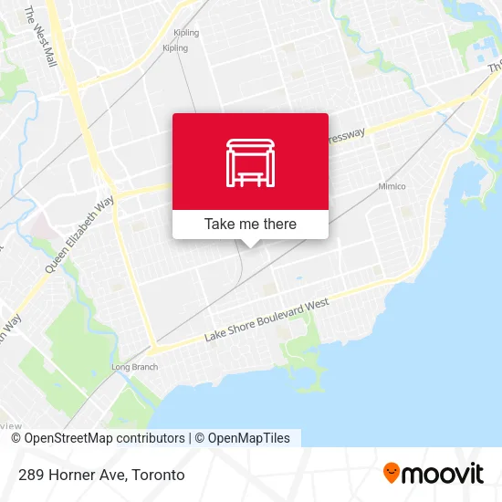 289 Horner Ave map