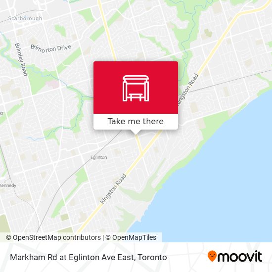 Markham Rd at Eglinton Ave East map