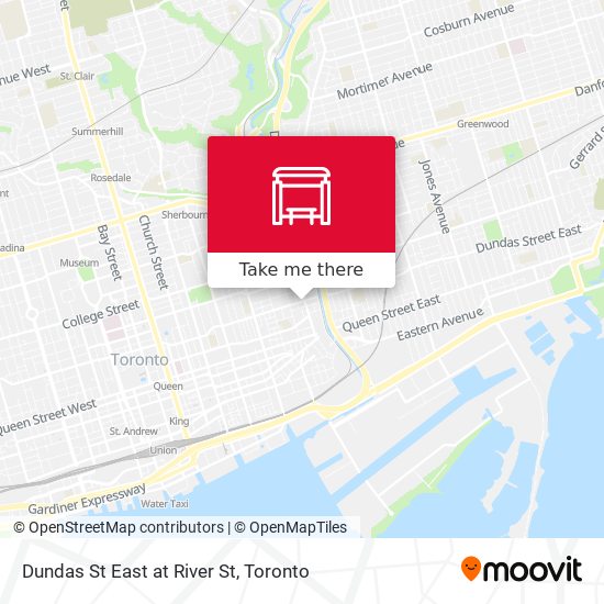 Dundas St East at River St plan