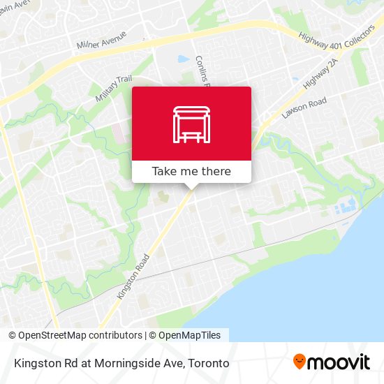 Kingston Rd at Morningside Ave plan