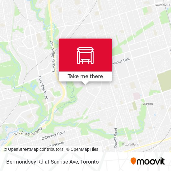 Bermondsey Rd at Sunrise Ave plan