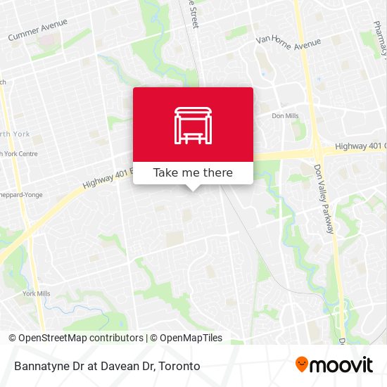 Bannatyne Dr at Davean Dr map