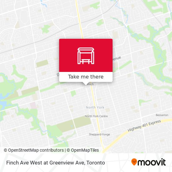 Finch Ave West at Greenview Ave plan