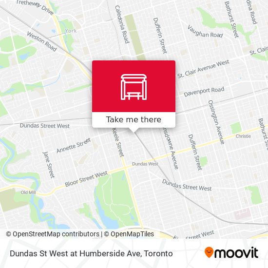 Dundas St West at Humberside Ave plan