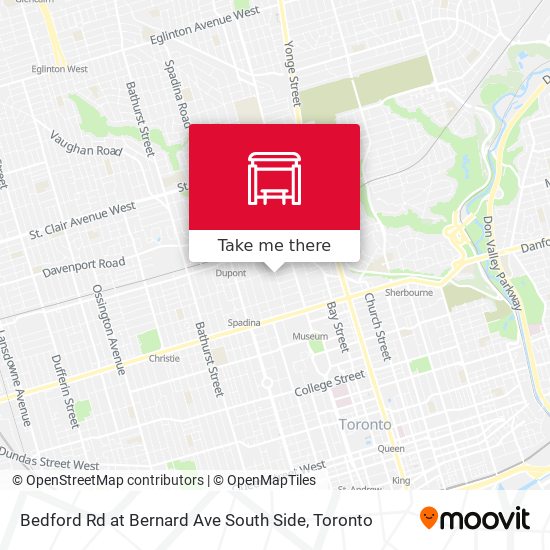 Bedford Rd at Bernard Ave South Side map