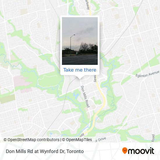 Don Mills Rd at Wynford Dr map