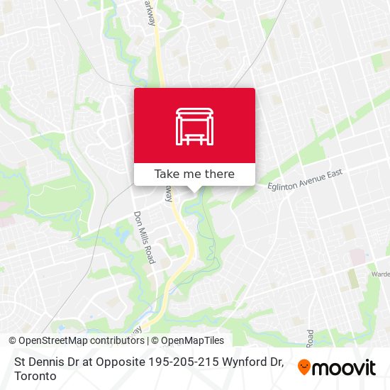 St Dennis Dr at Opposite 195-205-215 Wynford Dr plan