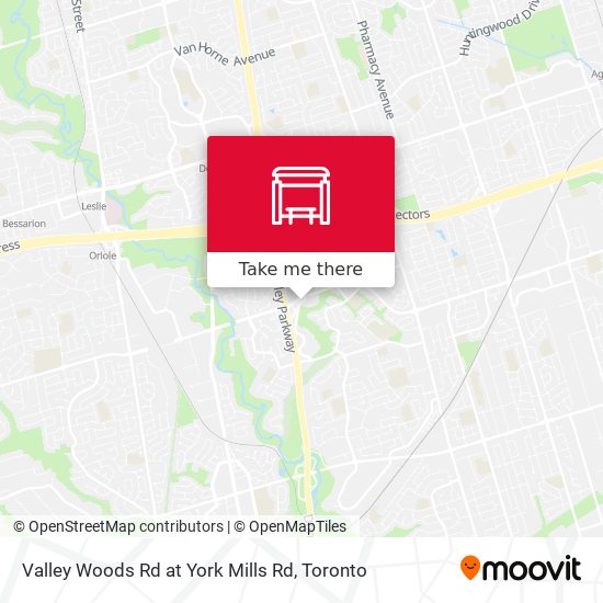 Valley Woods Rd at York Mills Rd plan