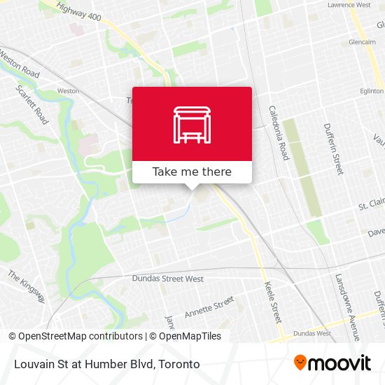 Louvain St at Humber Blvd plan