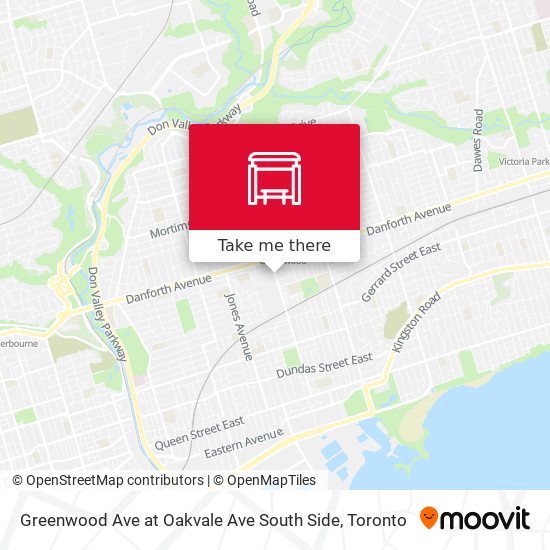 Greenwood Ave at Oakvale Ave South Side map