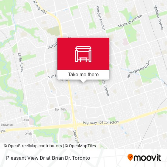 Pleasant View Dr at Brian Dr map