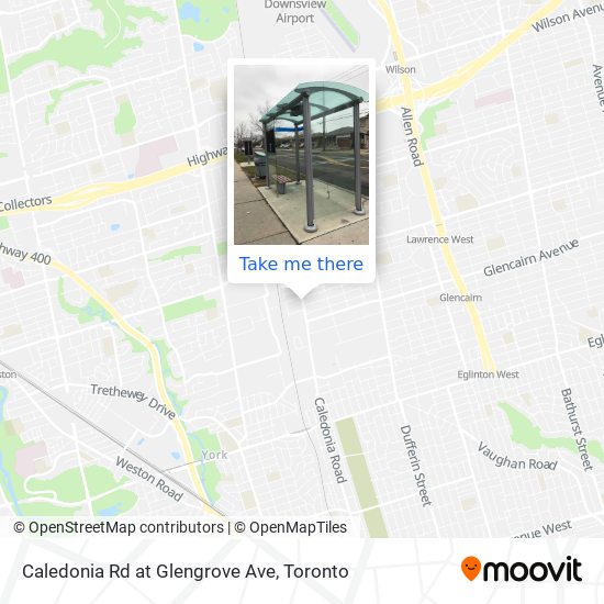 Caledonia Rd at Glengrove Ave plan