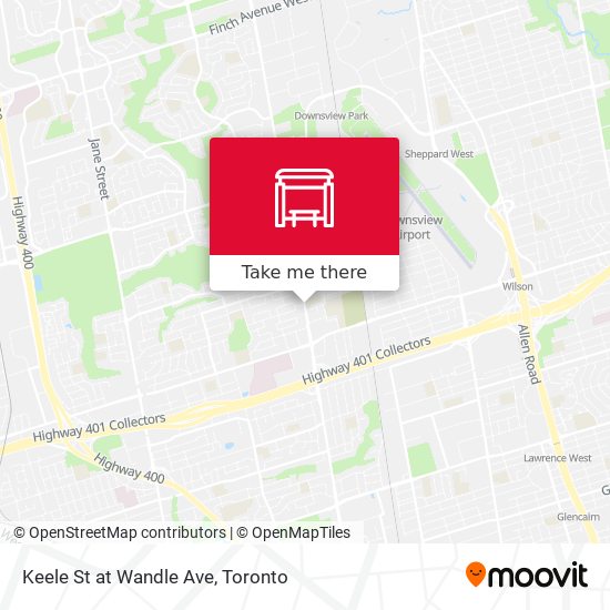 Keele St at Wandle Ave plan