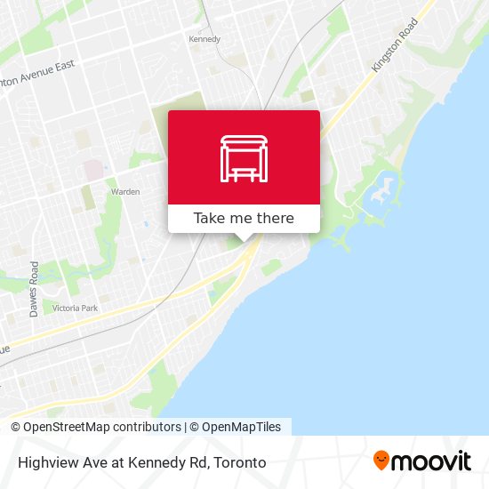 Highview Ave at Kennedy Rd map