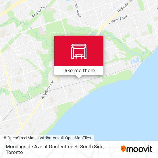 Morningside Ave at Gardentree St South Side map