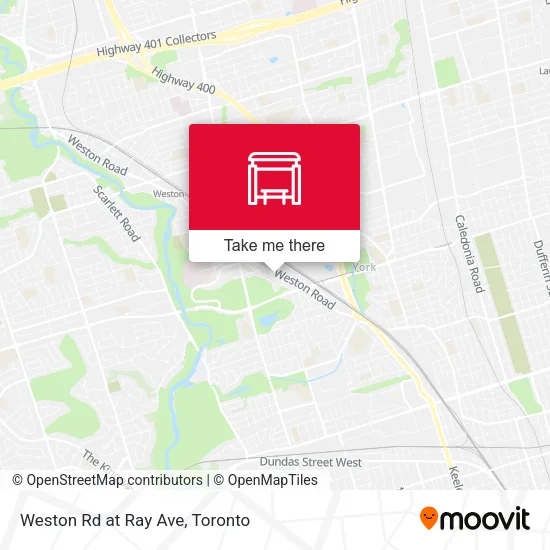 Weston Rd at Ray Ave map