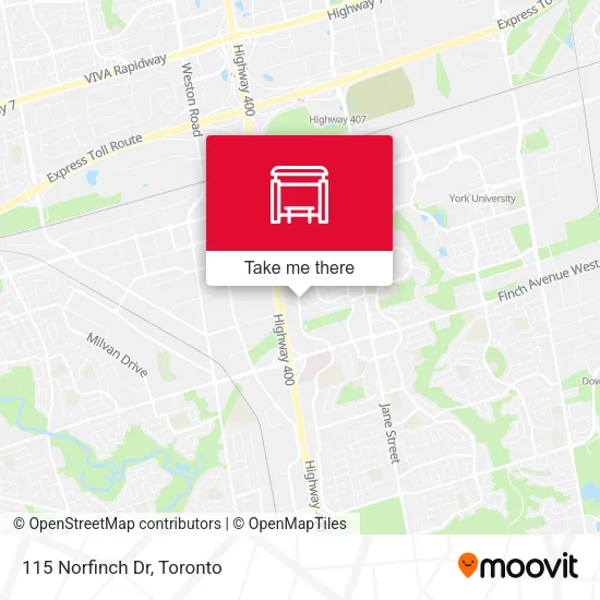 115 Norfinch Dr map