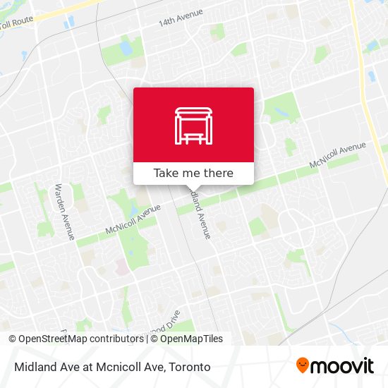 Midland Ave at Mcnicoll Ave plan