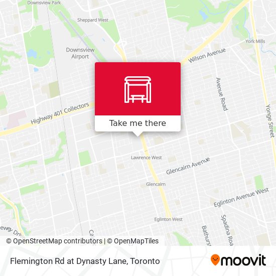 Flemington Rd at Dynasty Lane map